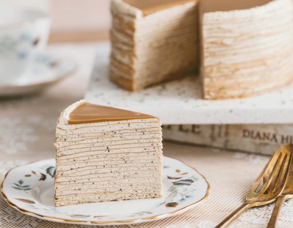 伯爵红茶千层（Earl Grey Mille Crepe Cake）